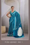 Pure Ajrakh 003 A to L By Rajtex Modal Satin Printed Online Casual Wear Saree Wholesale